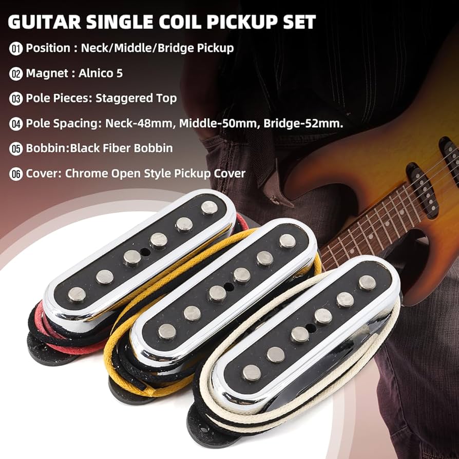 Amazon | Alnico 5 Strat ピックアップ シングル コイル